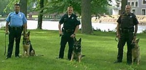 Class of May 2000 Jim Wilson & K-9 ISO, Hillsdale, Missouri Police Department Josh Harner & K9 Ali, Nappanee Police Department Jeremy Shotts & K9 Rexo, Elkhart County Sheriffs Department