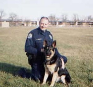 Independence Missouri K-9 Unit Paul Thompson and K-9 Haas