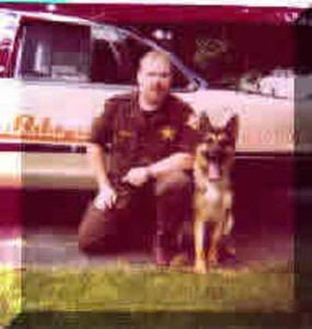 Deputy Jim Taggert, K-9 Max of the Spencer County IN. Sheriff's Department