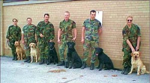 Class of 2-2000 Indiana Department of Corrections Cris Vickers & K9 Lindee - ISP, C.E. Caddell Jr. & K9 Dutchess - ISF, Raymond Rainbolt & K9 Pete - ISF, Billy Sparks & K9 Austin - IR, Jeffrey Auker & K-9 Mazon - IR, Debi Carlson & K9 Santana - ISP