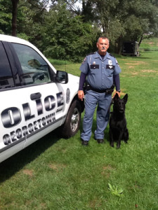 Roy Crawford and K9 Boss with Georgetown KY