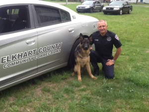 Officer Kiem & K9 Bomber Elkhart County CCP