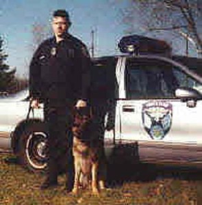 Bud Wolfenbarger, K-9 Loki from South Bend Police Department,South Bend, IN