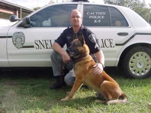 Dennis Peters with K-9 Euros Snellville Georgia Police Department