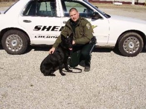 Mike Potter with K-9 Barricade Cherokee County Sheriffs Office, Kansas